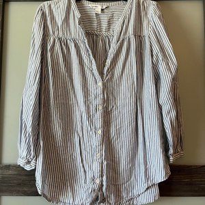 Old Navy - Light Blue and White Tunic